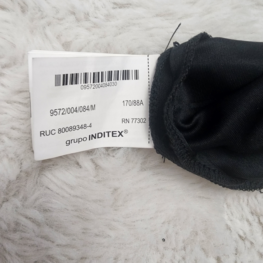 Zara Black and White Polka Dot Long Sleeve Maxi Dress - Picture 2 of 16